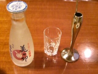 美々卯＠京橋の凍結酒