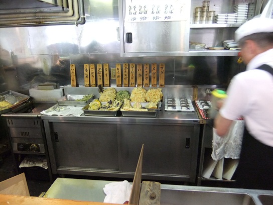 のむら＠浅草橋の厨房