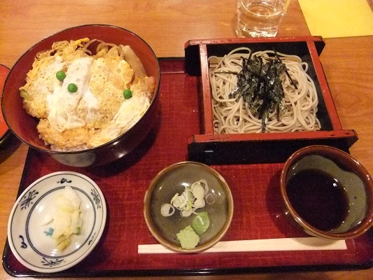 蘭免ん本店＠東京駅のカツ丼・おそば付