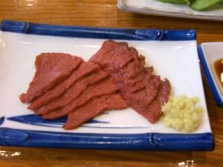 柿島屋@町田の馬刺し