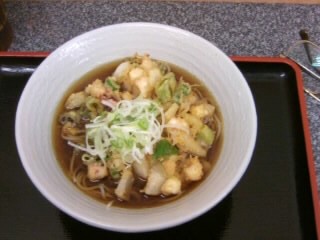 千住２丁目・そば千のイカゲソ天そば