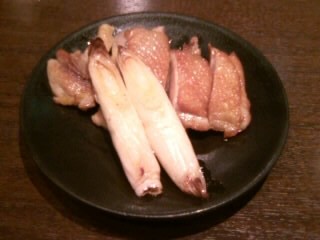 かんだやぶそば@千葉の地鶏の塩焼き