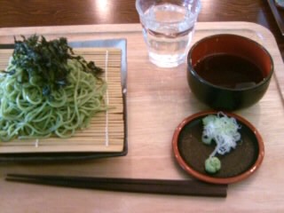 東京愛らんどの明日葉そば１