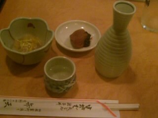 弁天@浅草の塩辛と梅干