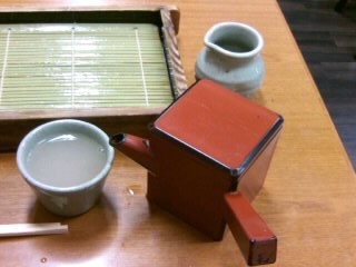 出羽香庵＠新霞ヶ関ビルのそば湯