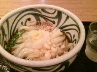 根の津のぶっかけうどん