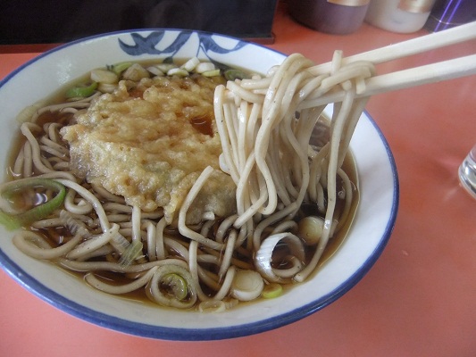 あたりや＠原当麻のかぼちゃ天そば２