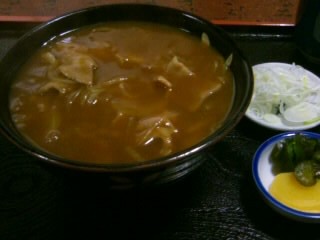 梅島２丁目・咲見屋のカレー南ばんそば