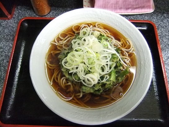 千住２丁目・そば千の春菊天そば