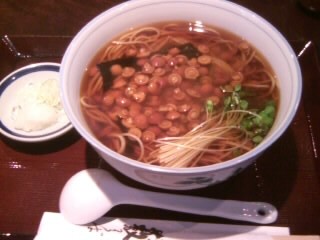 上野藪蕎麦のなめこそば