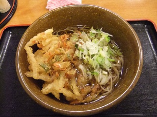 西新井栄町２丁目・梅やの天ぷらそば