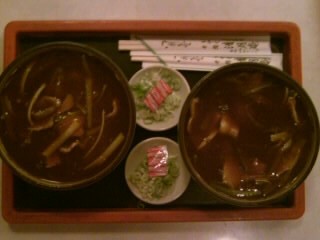 清月庵@千葉の出前(カレー南ばん)