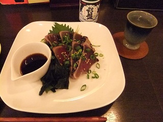 Dining GROOTS@渋谷のカツオタタキ