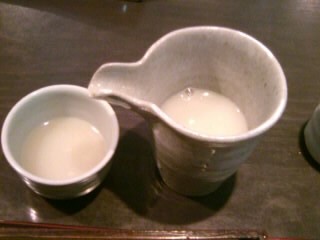 銀杏＠西大島のそば湯