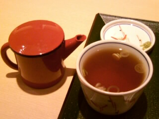 蕎香＠エキュート上野のそば湯