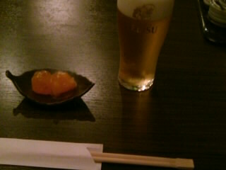 おざわ＠西浅草の卵黄の味噌漬け