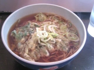 金町うどん＠金町のかけそば+春菊天