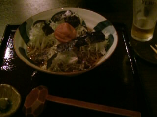 おざわ＠西浅草の葱おろし冷かけ１