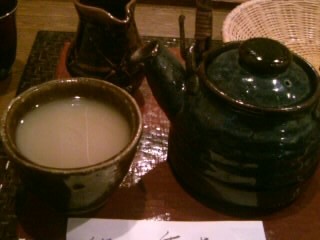 綾瀬１丁目・手打そば重吉のそば湯