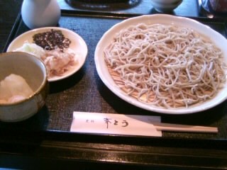 更科斉とう＠新検見川の鬼汁そば１