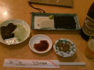 弁天＠浅草の晩酌メニューＡ