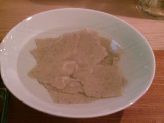 沙羅の花＠御徒町の蕎麦刺身１