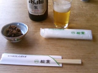 松葉＠京都でビール