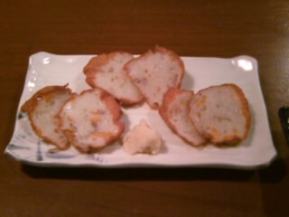 寿庵＠小田原の揚げかまぼこ