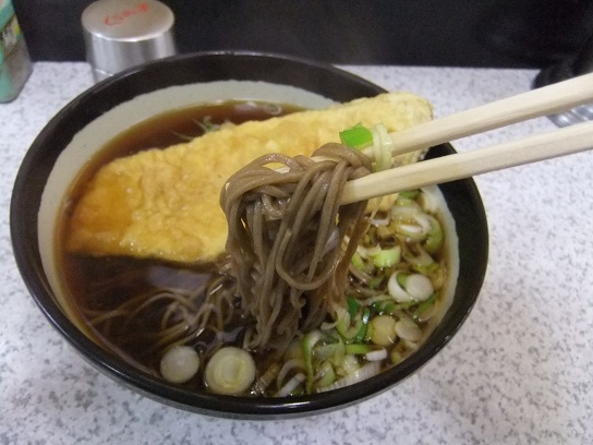 利根そば＠神保町のさつまいも天そば２