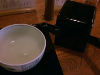 関やど＠松戸のそば湯