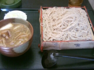 東伊興２丁目・中田屋の鴨せいろ１