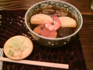 室町砂場のおかめそば１