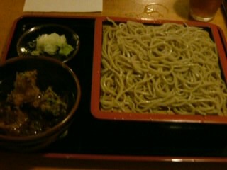 昭月庵＠五反田の芝海老のかき揚げせいろ