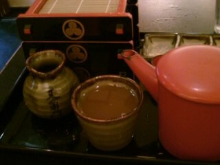 美濃屋文右衛門@池袋東口のそば湯