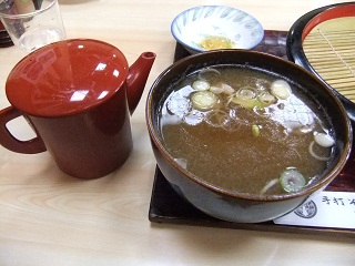 やなぎ家＠葛飾区新宿のそば湯