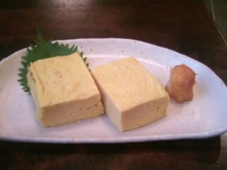 上野藪蕎麦の玉子厚焼き