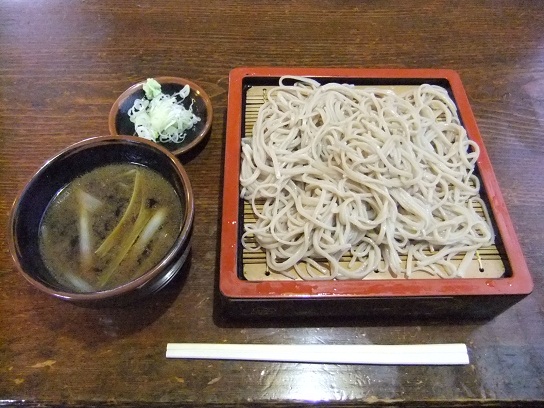 一茶庵＠行田の鴨せいろ１