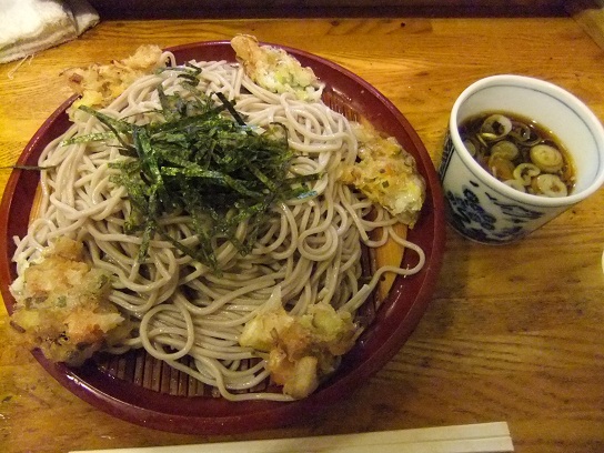 歌舞伎そば@東銀座のざるかき