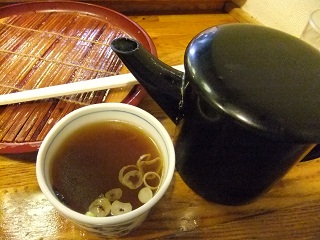 歌舞伎そば@東銀座のそば湯