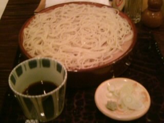 室町砂場の別製ざるそば