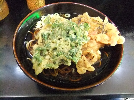 侍＠業平橋の錦そば＋春菊天１