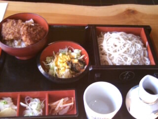 大村総社＠群馬総社のみにかつセット１