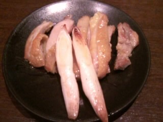 かんだやぶそば@千葉の地鶏の塩焼き