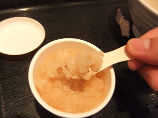 よもだそば＠日本橋のシャーベット