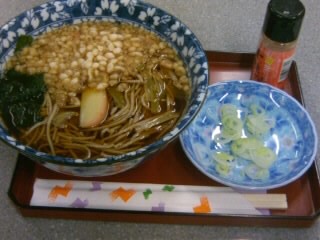 六月1丁目・レストラン・グランド@パール竹の塚のたぬきそば