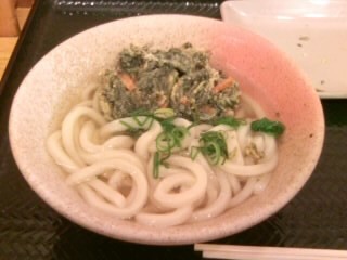 はなまるうどん＠北千住東口で春菊天・小うどん２