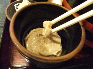 草笛＠長野ＢＣのくるみ蕎麦２