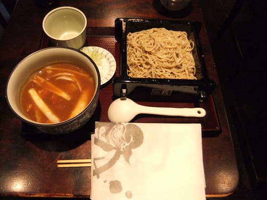 上野薮蕎麦のカレーせいろう１