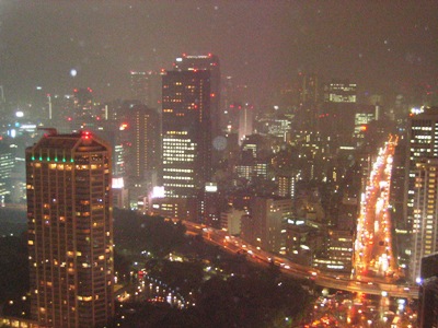 東京タワーからの夜景