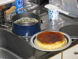手作りチーズケーキ